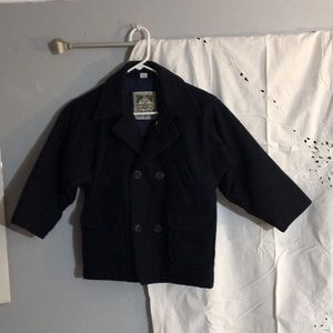 Kids johnathon stone authentic stone river wool peacoat